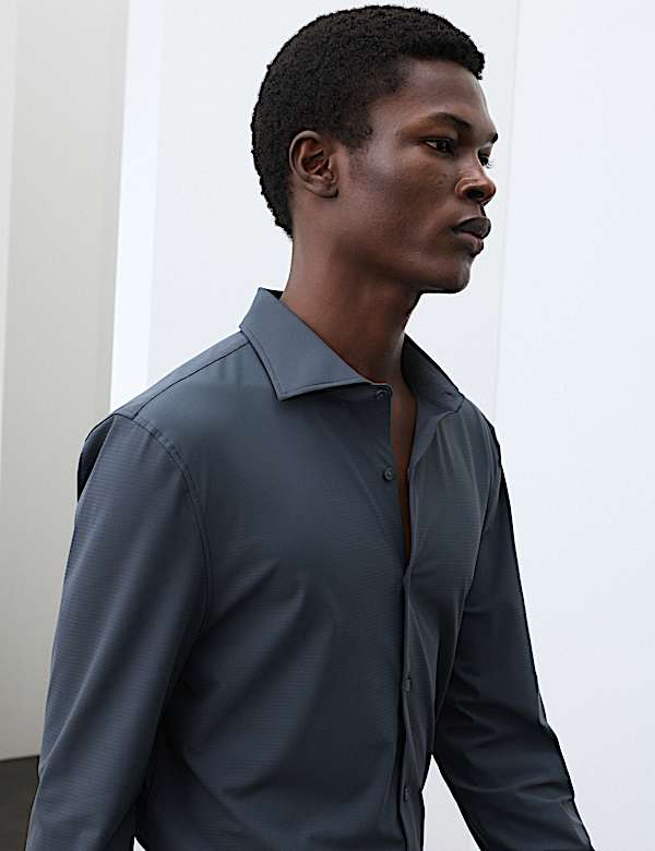 Super Stretch Textured Shirt