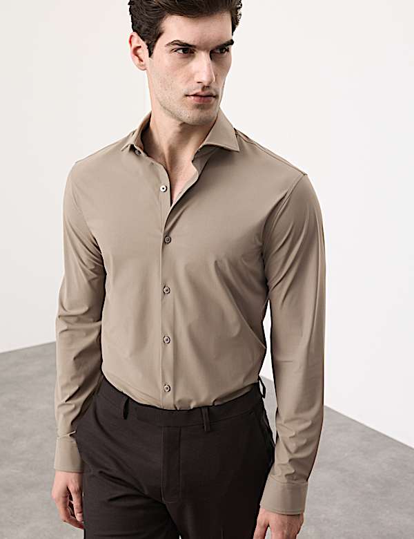 Silm Fit Stretch Performance Shirt