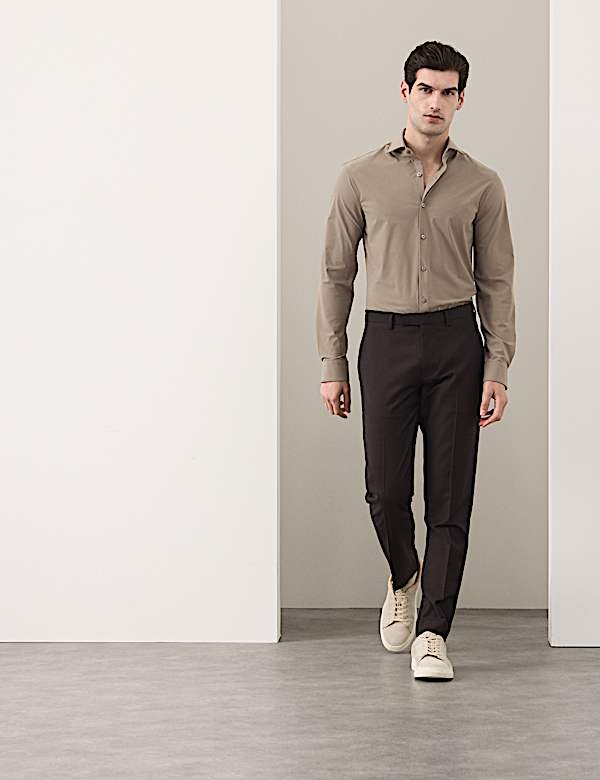 Silm Fit Stretch Performance Shirt