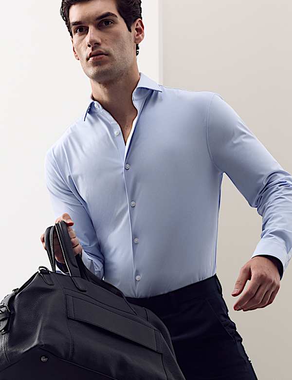 Silm Fit Stretch Performance Shirt