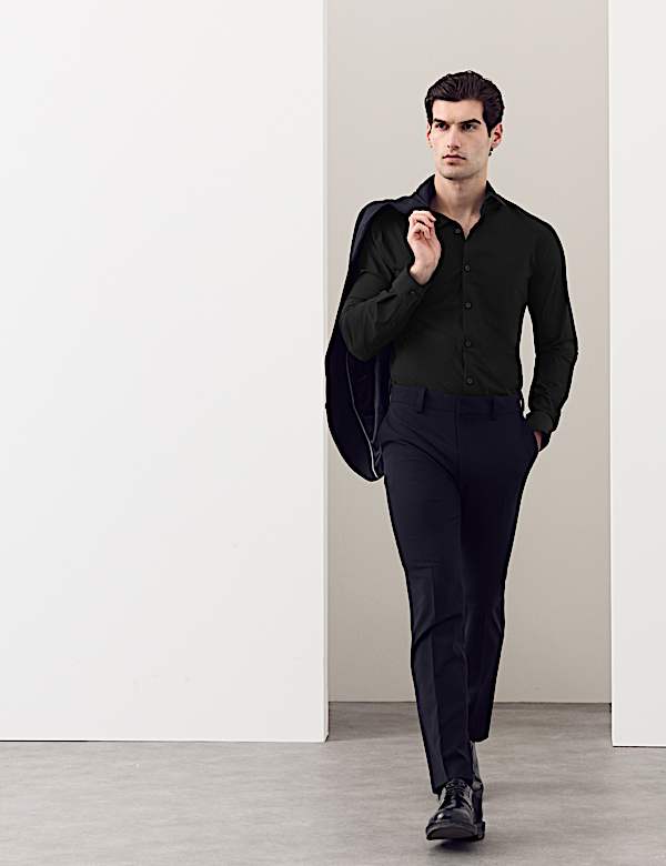 Silm Fit Stretch Performance Shirt - US