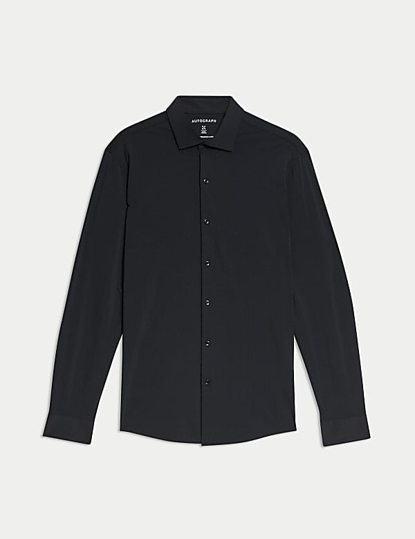 Slim Fit Super Stretch Printed Shirt - MV