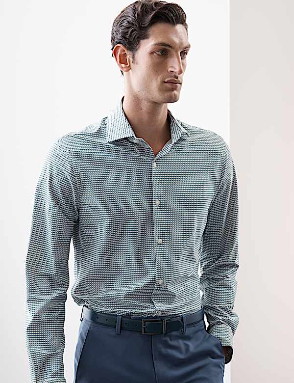 Tailored Fit Stretch Performance Shirt - VN
