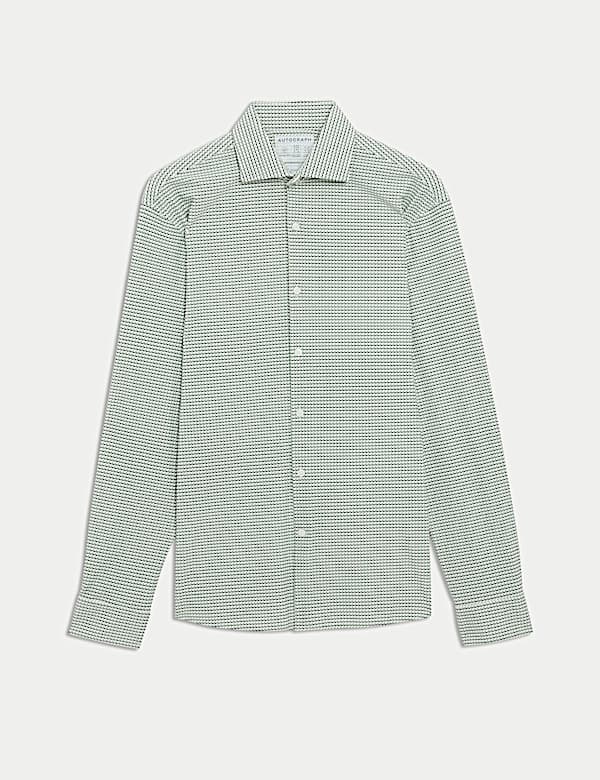 חולצת סטרץ' ספורטיבית בגזרה מחויטת - IL