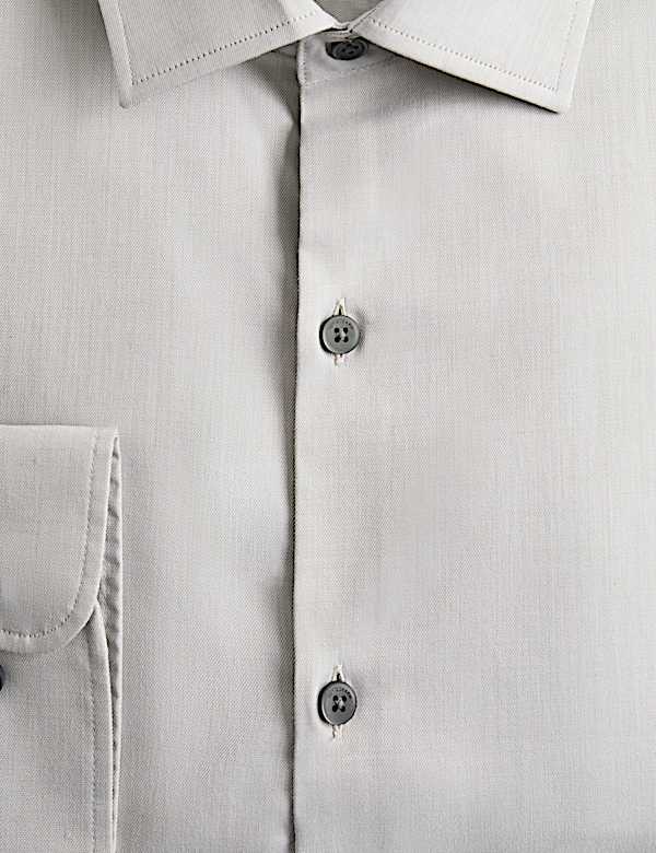 Slim Fit Cotton Rich Dress Shirt - NZ