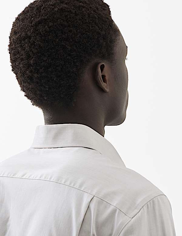 Slim Fit Cotton Rich Dress Shirt - NZ