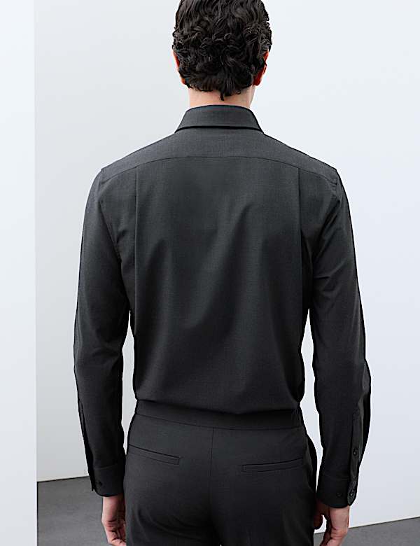Performance Slim Fit Shirt with Wool - MX