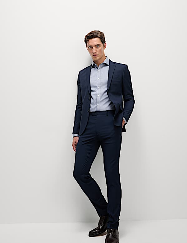 Regular Fit Ultimate Non Iron Cotton Textured Shirt - US