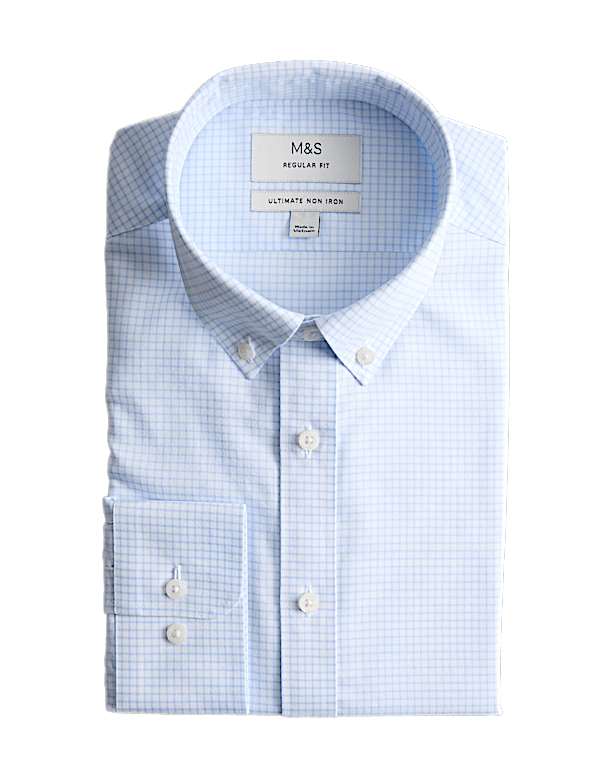 Ultimate Regular Fit Non Iron Check Shirt