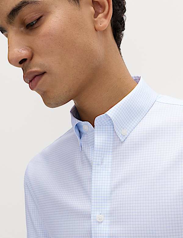 Slim Fit Ultimate Non Iron Check Shirt - US