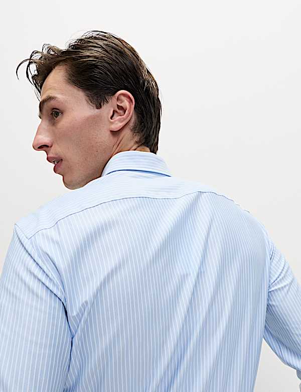 The Ultimate Regular Fit Non Iron Jersey Striped Shirt
