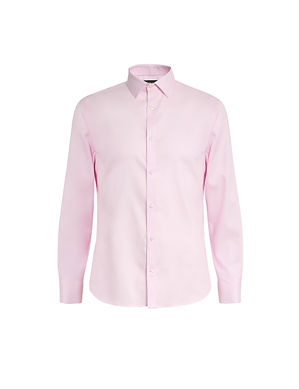 Slim Fit Non Iron Pure Cotton Twill Shirt