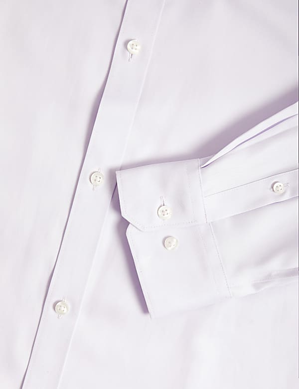 Slim Fit Non Iron Pure Cotton Twill Shirt