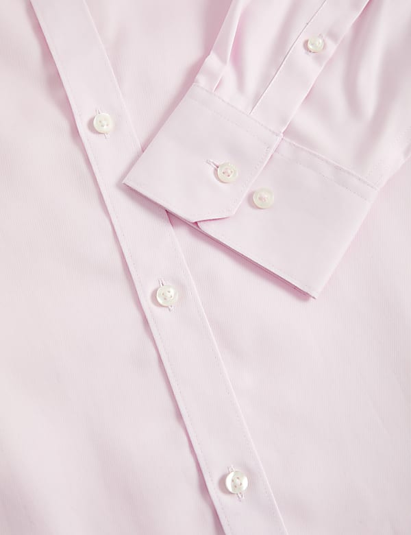 Regular Fit Non Iron Pure Cotton Twill Shirt