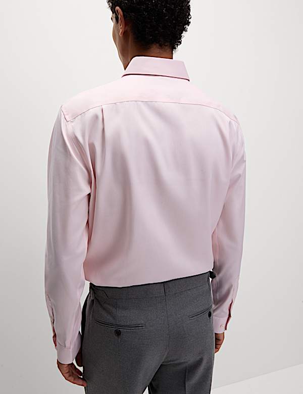 Regular Fit Non Iron Pure Cotton Twill Shirt