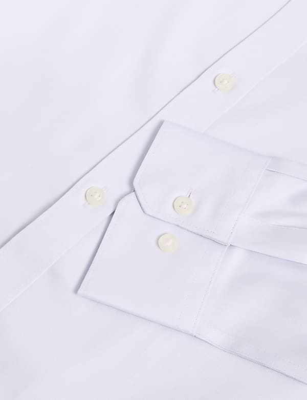 Regular Fit Non Iron Pure Cotton Twill Shirt