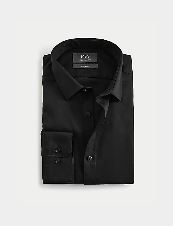 Regular Fit Non Iron Pure Cotton Twill Shirt