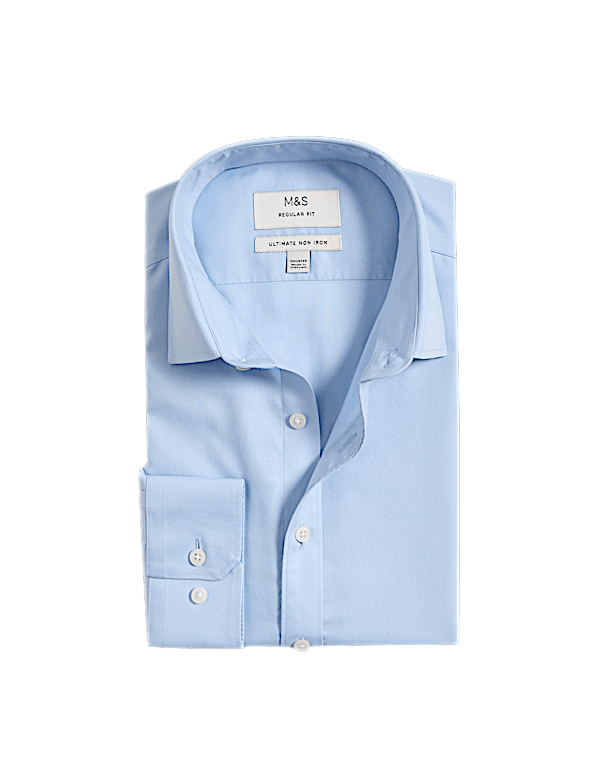 Regular Fit 2 Inch Shorter Ultimate Non Iron Twill Shirt