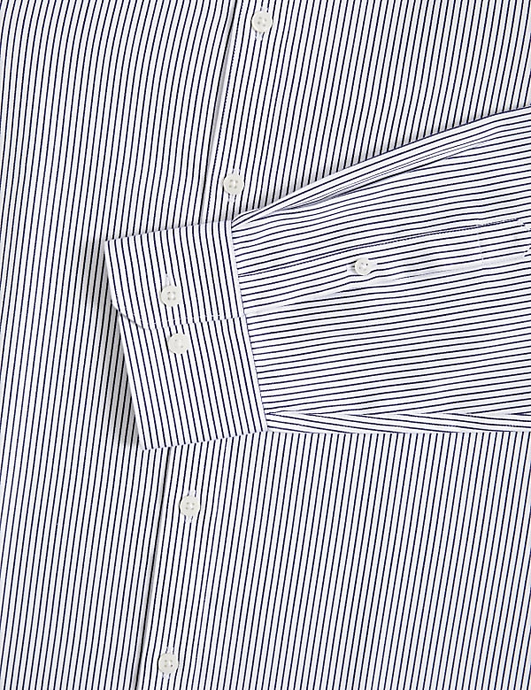 Regular Fit Ultimate Non Iron Cotton Striped Shirt