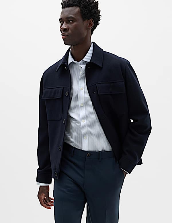 Ultimate Slim Fit Non Iron Striped Shirt