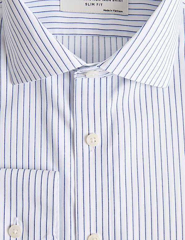 Ultimate Slim Fit Non Iron Striped Shirt