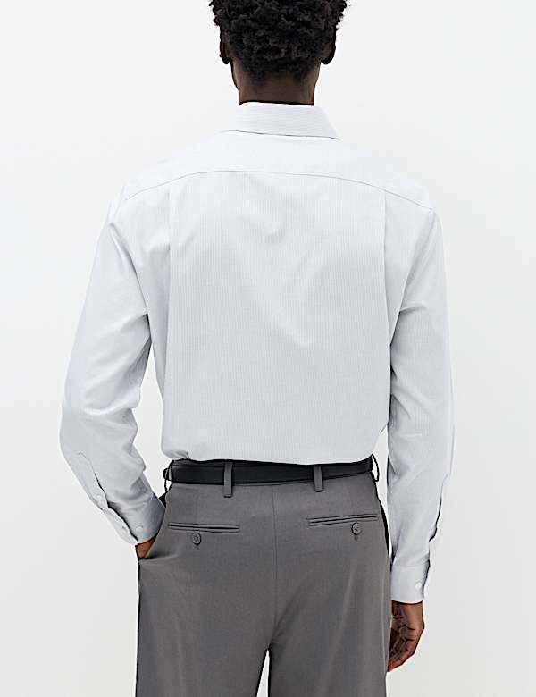 Regular Fit Ultimate Non Iron Striped Shirt - ID