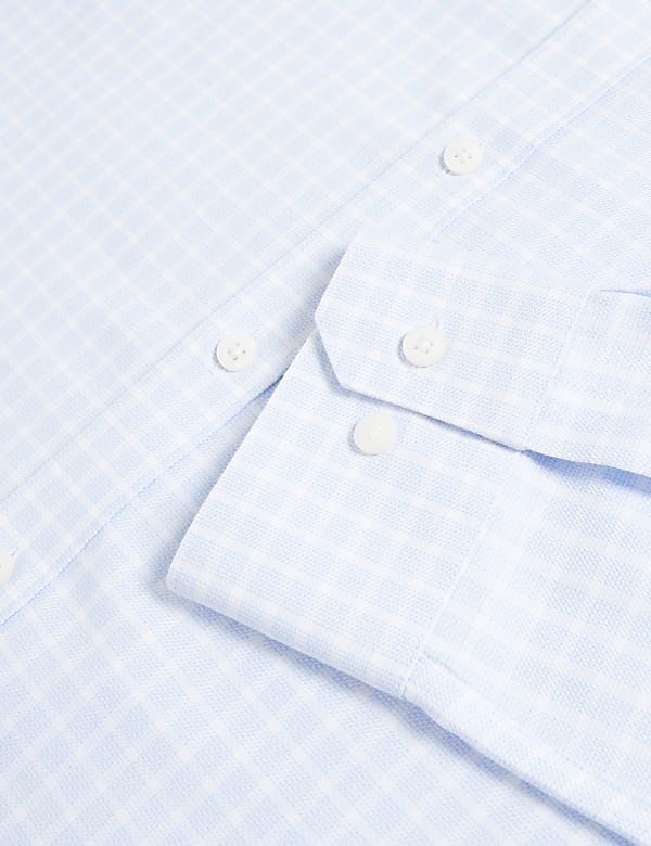 Regular Fit Ultimate Non Iron Cotton Check Shirt - MV