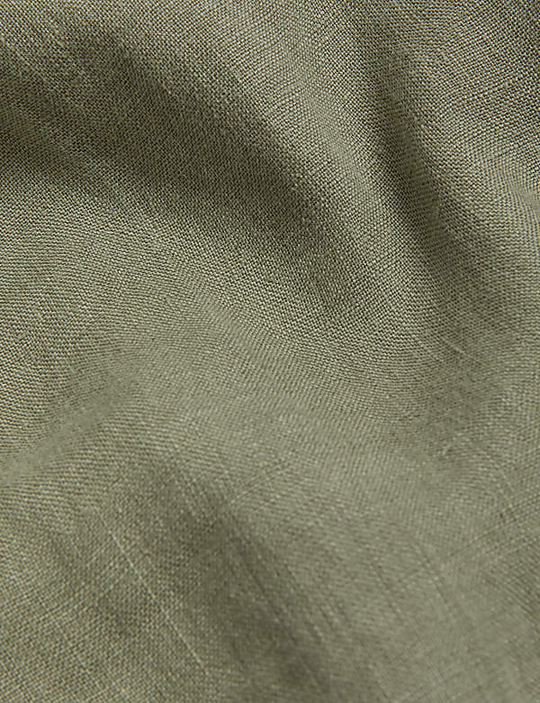 Luxury Pure Linen Revere Shirt