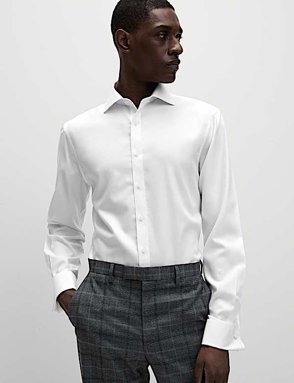 Ultimate Non Iron Regular Fit Pure Cotton Shirt - SE