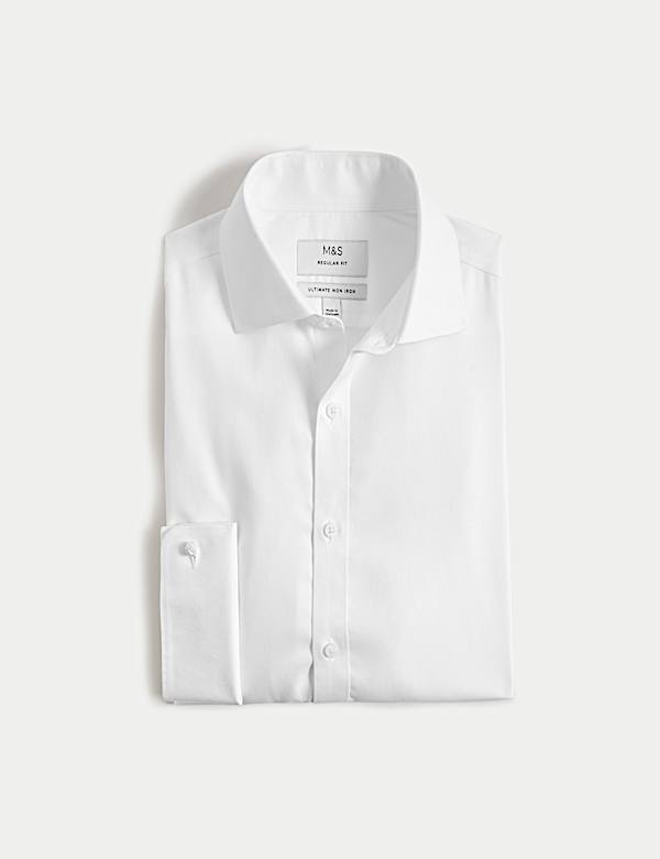 Regular Fit Ultimate Non Iron Pure Cotton Shirt - TW