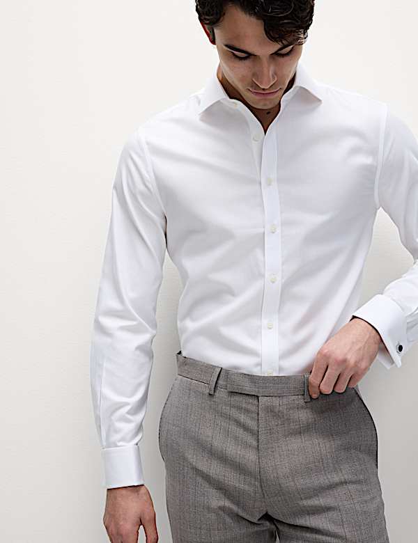Slim Fit Ultimate Non Iron Pure Cotton Shirt - VN
