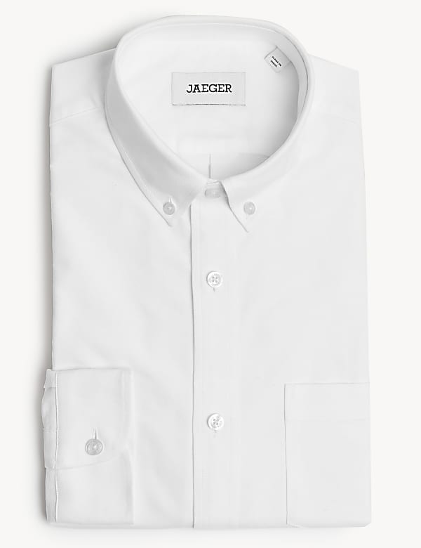 Regular Fit Pure Cotton Oxford Shirt - CA