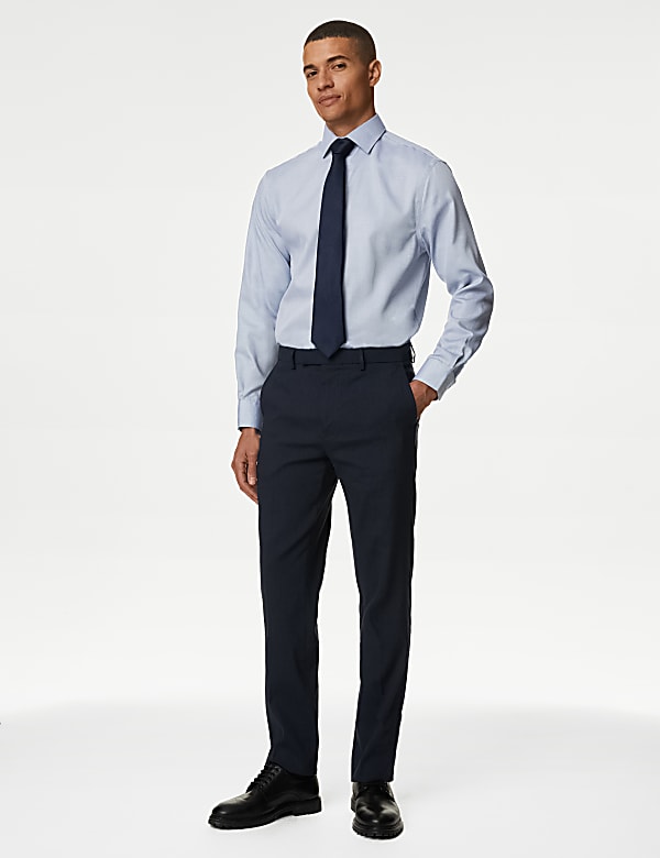 Regular Fit Pure Cotton Textured Shirt