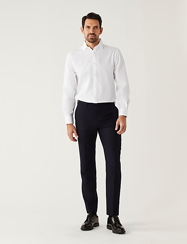 Regular Fit Pure Cotton Textured Shirt