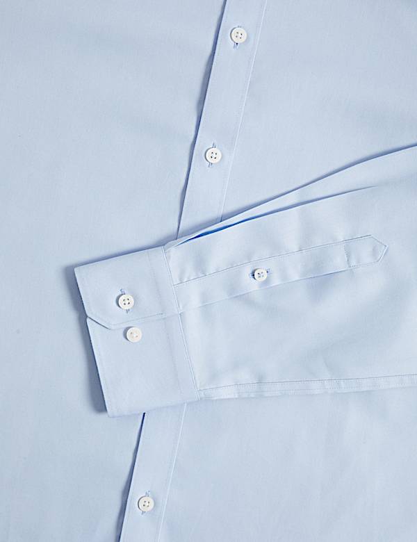 Ultieme, strijkvrije regular-fit overhemd van zuiver katoen - BE