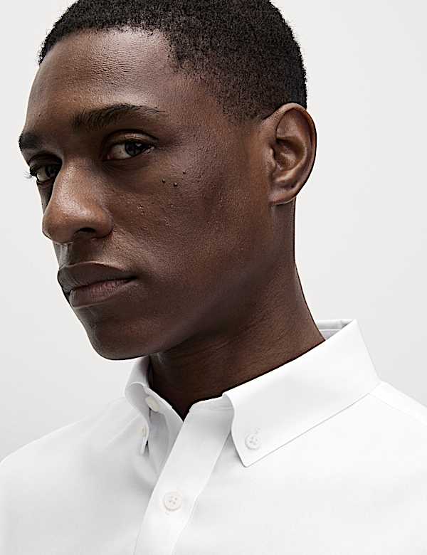 Regular Fit Ultimate Non Iron Pure Cotton Shirt - NL