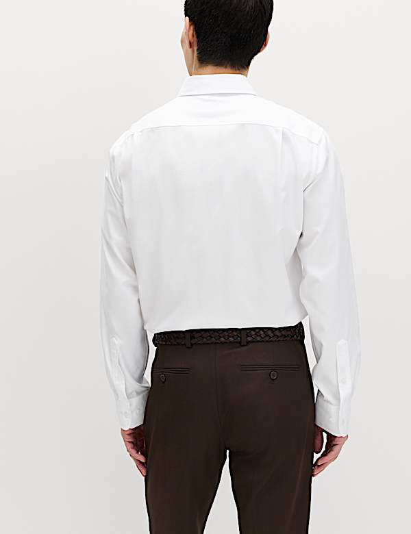 Camisa de corte ajustado 100 % algod&oacute;n sin planchado Ultimate - US