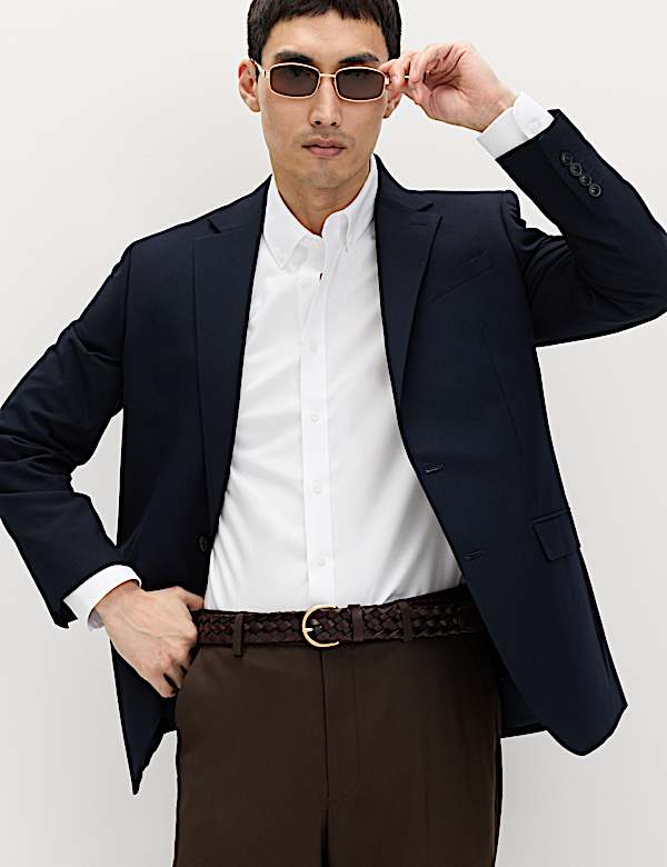 Camisa de corte ajustado 100 % algod&oacute;n sin planchado Ultimate - US