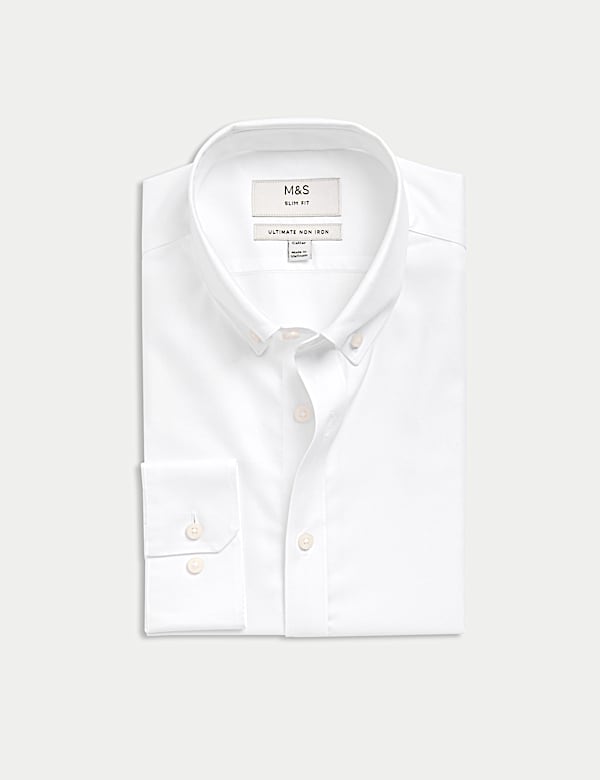 Slim Fit Ultimate Non Iron Pure Cotton Shirt - UA