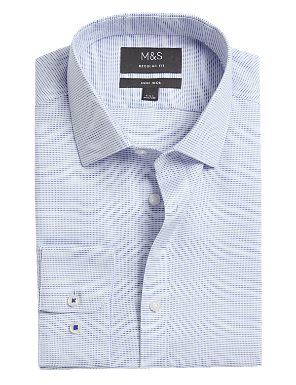 Regular Fit Non Iron Pure Cotton Shirt