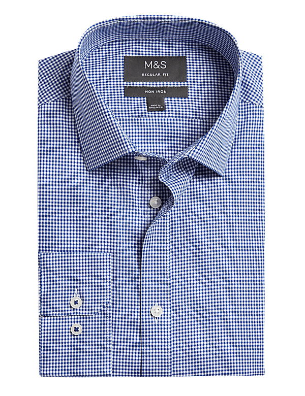 Regular Fit Non Iron Pure Cotton Shirt