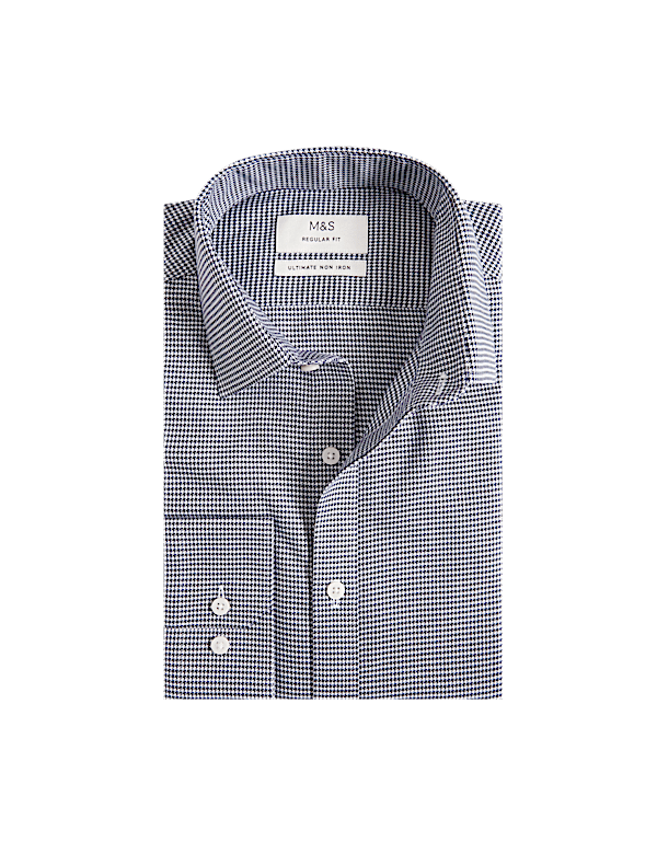Regular Fit Ultimate Non Iron Textured Shirt