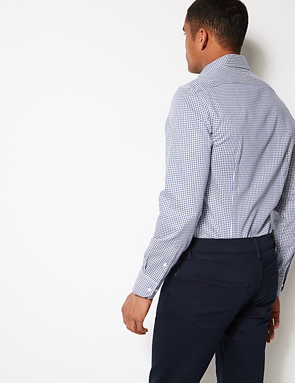 Pure Cotton Non-Iron Slim Fit Shirt