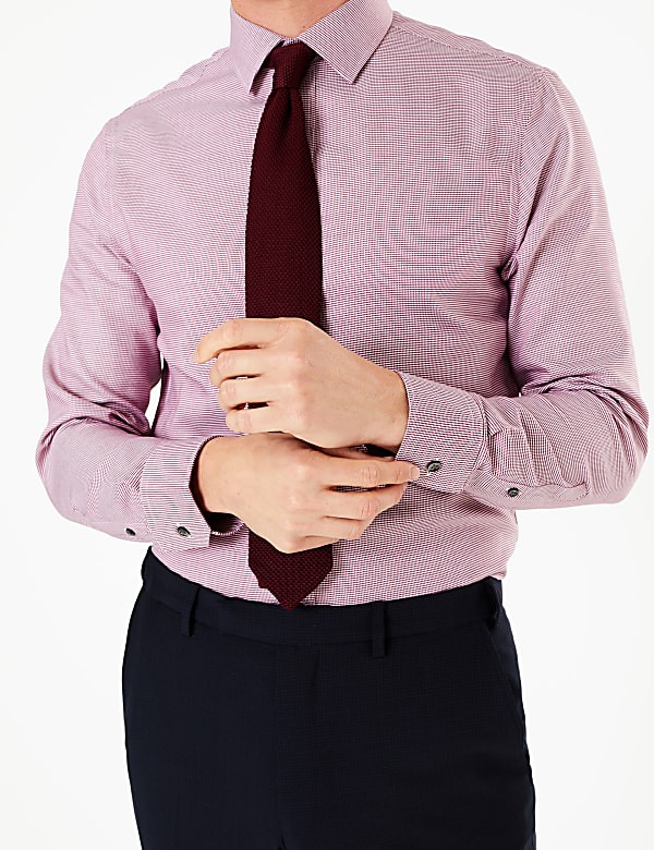Pure Cotton Non-Iron Slim Fit Shirt