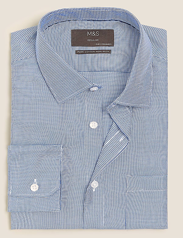 Regular Fit Non Iron Pure Cotton Shirt