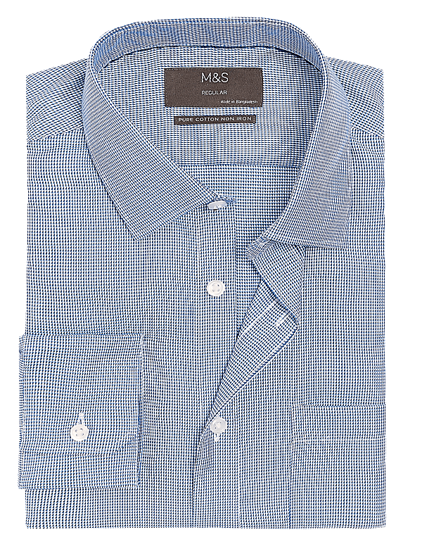 Regular Fit Non Iron Pure Cotton Shirt