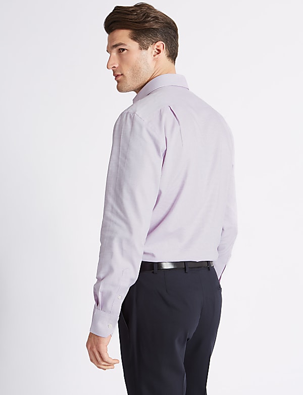 Cotton Blend Regular Fit Non-Iron Shirt