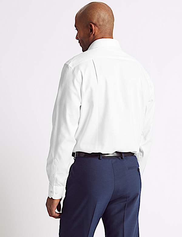Cotton Blend Regular Fit Non-Iron Shirt