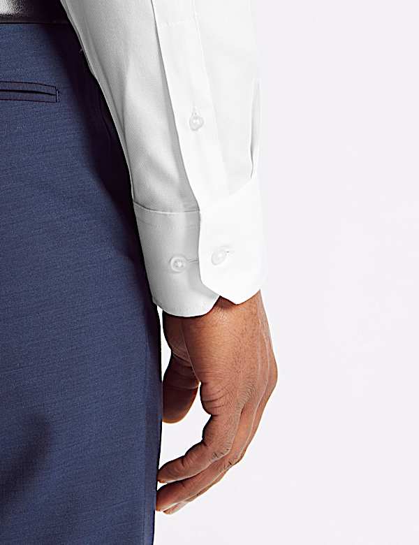 Cotton Blend Regular Fit Non-Iron Shirt