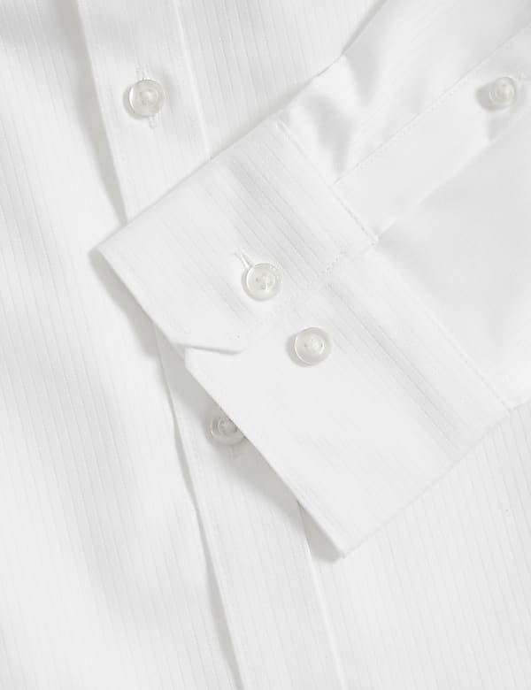Regular Fit Non Iron Pure Cotton Sateen Shirt